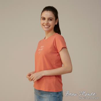 GIORDANO 女裝手寫標語印花T恤 (多色任選)-熱銷款
