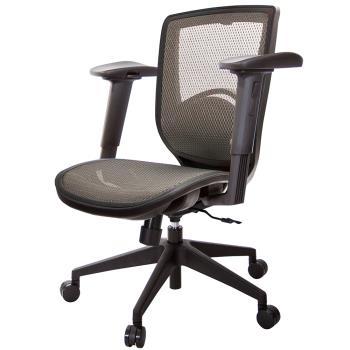 GXG 短背全網 電腦椅 (2D後靠滑面扶手)TW-81X6 E2JM