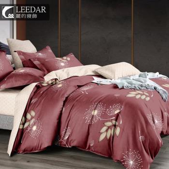 LEEDAR 麗的 金枝玉葉 頂級單人韓版柔絲絨枕套床包組