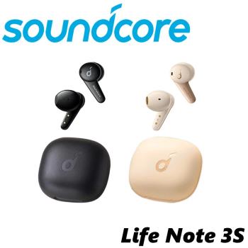 Soundcore聲闊 Life Note 3S 半入耳真無線藍芽耳機 專屬APP調音設定 最新藍芽技術 無感配戴 2色