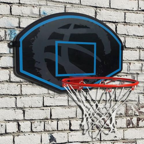TKY 8001壁掛式兒童籃球架實心籃板需鑽孔戶外運動6-12歲適用台灣製造