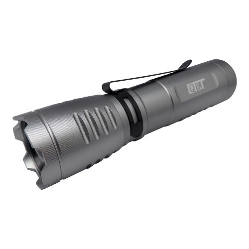  【Q&amp;Y】SY-T8027 鋁合金LED手電筒49W(三段開關 伸縮對焦 兩用式電池盒 可夾)                  