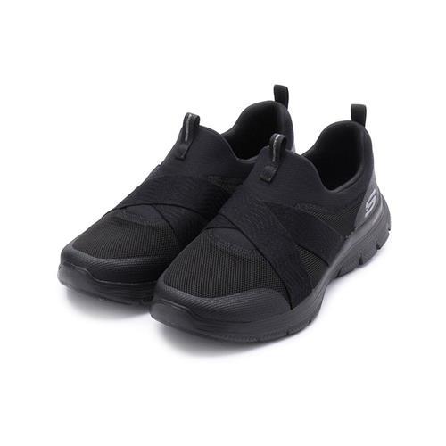 SKECHERS FLEX APPEAL 4.0 寬楦套式休閒鞋 黑 149578WBBK 女鞋