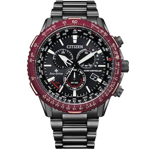CITIZEN 星辰 PROMASTER 光動能電波萬年曆200米潛水計時錶 (CB5009-55E)
