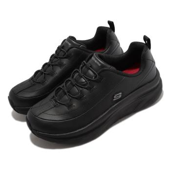 Skechers 工作鞋 D Lux Walker SR-Jixil 女鞋 寬楦 黑 抗油 抗汙 止滑 緩震 108079WBLK [ACS 跨運動]