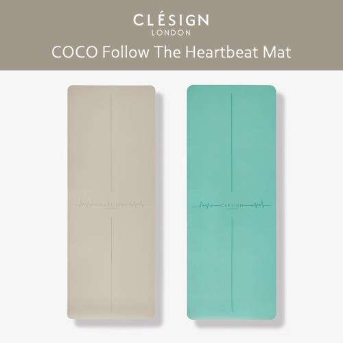 [Clesign] COCO Follow The Heartbeat Mat 瑜珈墊4.5mm - 兩色可選 (椰子殼纖維添加)