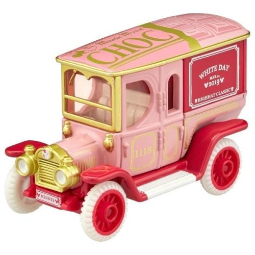 TOMICA 米妮白色情人節小車限定版(粉紅) DS59522 迪士尼小汽車
