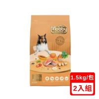 美國Mobby莫比自然食-S26鮭魚馬鈴薯全齡犬無穀食譜 1.5kg X 2包組    數量2 贈神仙磚 