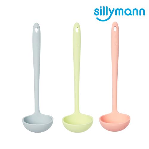【韓國sillymann】時尚莫蘭迪100%鉑金矽膠湯勺