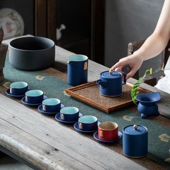 【Pure】錦繡山河磨砂質感茶具17件組