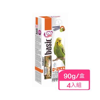 歐洲LOLO-小型鸚鵡棒棒糖(水果/奇異果) 90g/盒 x (4入組)