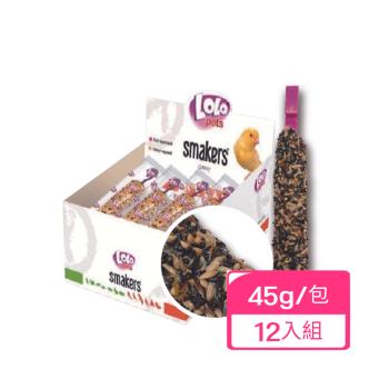 歐洲LOLO-金絲雀棒棒糖(蜂蜜/綜合水果) 45g/包 x (12入組)