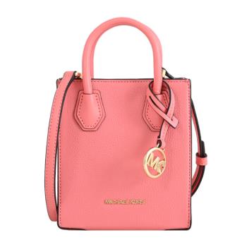 MICHAEL KORS MERCER 經典LOGO迷你兩用托特包.西柚粉