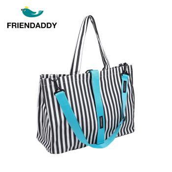 【Friendaddy】韓國防水購物沙灘包 - 希臘藍