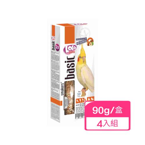 歐洲LOLO-中型長尾鸚鵡棒棒糖(芒果/堅果) 90g/盒 x (4入組)