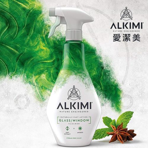 英國【ALKIMI愛潔美】窗戶玻璃精油清潔劑500ml (薄荷+八角茴香) 