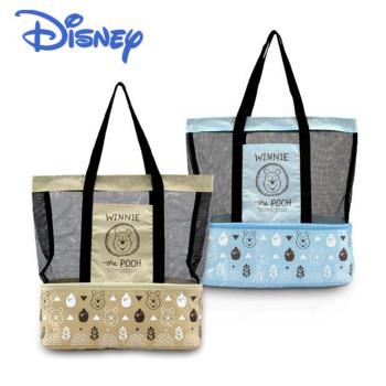 Disney 迪士尼 野餐維尼肩背保冷保溫休閒袋