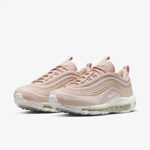 Nike 休閒鞋Wmns Air Max 97 女鞋淡粉粉紅白子彈列車氣墊緩震