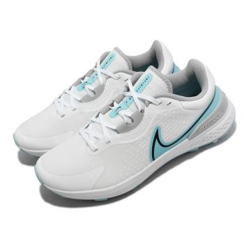 Nike 高爾夫球鞋 Infinity Pro 2 Wide 寬楦 男女鞋 白 藍 灰 緩震 高球 運動鞋 DM8449-114 [ACS 跨運動]-網