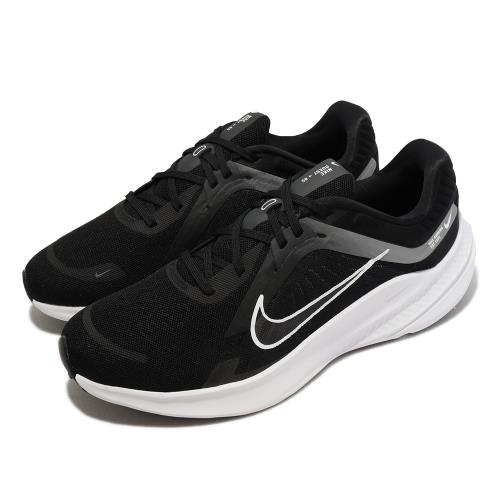 Nike 慢跑鞋 Quest 5 男鞋 黑 灰 白 緩震 透氣 包覆 路跑 馬拉松 運動鞋 DD0204-001 [ACS 跨運動]