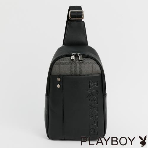 PLAYBOY - 單肩背包 Tough系列 - 黑色
