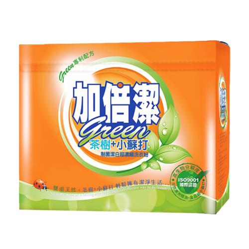 茶樹+小蘇打制菌潔白超濃縮洗衣粉 1.5kg x 6盒  箱