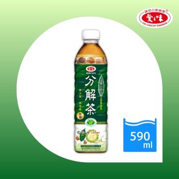 【愛之味】健康油切分解茶590ml(24入/箱)