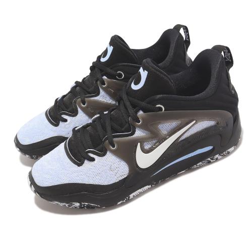 Nike 籃球鞋 KD15 EP 男鞋 黑 白 藍 氣墊 運動鞋 KD 杜蘭特 籃網隊 Nets DM1054-101 [ACS 跨運動]