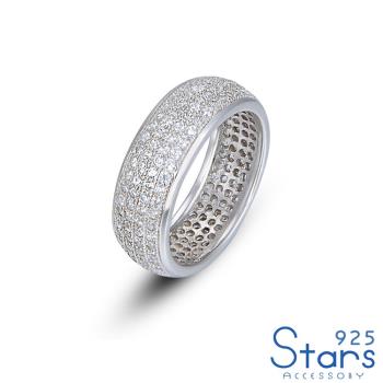 【925 STARS】純銀925璀璨滿鑽華麗造型戒指 造型戒指 美鑽戒指