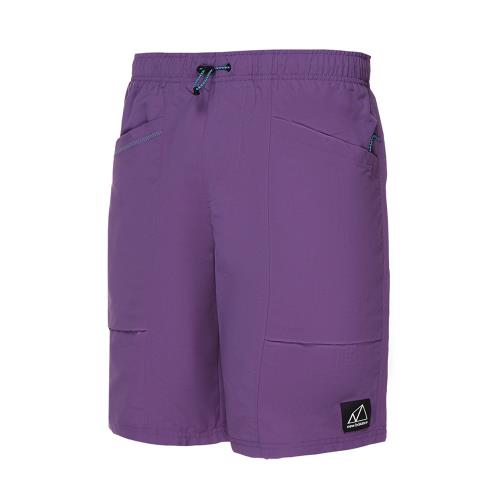 New Balance 短褲 NB Logo 男款 紐巴倫 膝上 工裝 多口袋 穿搭推薦 紫 藍 MS11580SG6