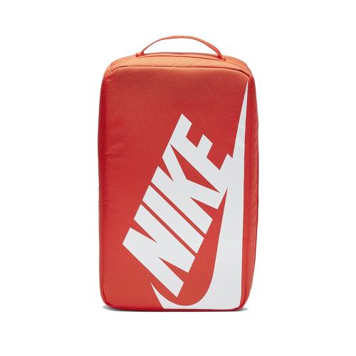 Nike Nike 包包 Shoe Box 男女款 鞋袋 手提 健身包 手拿包 手提袋 橘紅 白 BA6149-810 [ACS 跨運動]