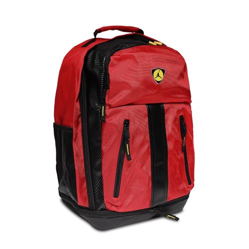 Nike 後背包 Ferrari Backpack 男款 喬丹 法拉利 大容量 筆電夾層 紅 JD2213001GS-001 [ACS 跨運動]