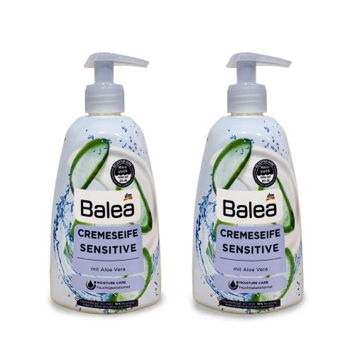 德國Balea 保濕洗手液液態皂 500ml/溫和蘆薈 2入組