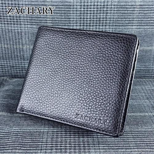 ZACHARY 橫式牛皮短夾CY2001