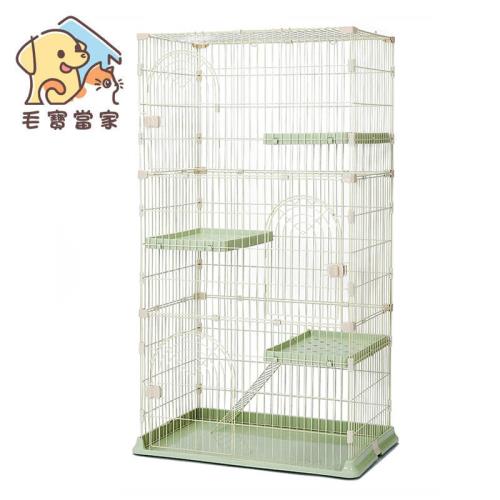 (毛寶當家)獨享別墅四層貓籠 四層貓籠 貓籠  寵物籠  貓用品