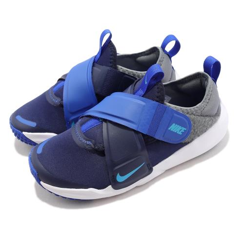 Nike 童鞋 Flex Advance PS 藍 灰 中童 魔鬼氈 小朋友 4-7歲 運動鞋 CZ0186-403 [ACS 跨運動]