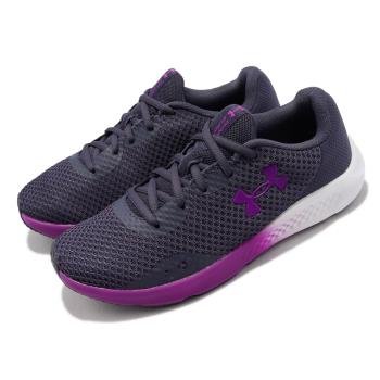 Under Armour 慢跑鞋 Charged Pursuit 3 紫 女鞋 輕量 路跑 運動鞋 UA 3024889500 [ACS 跨運動]