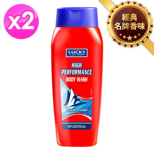  Lucky Super Soft 男士清爽沐浴乳-海洋麝香16oz/473ml x2瓶