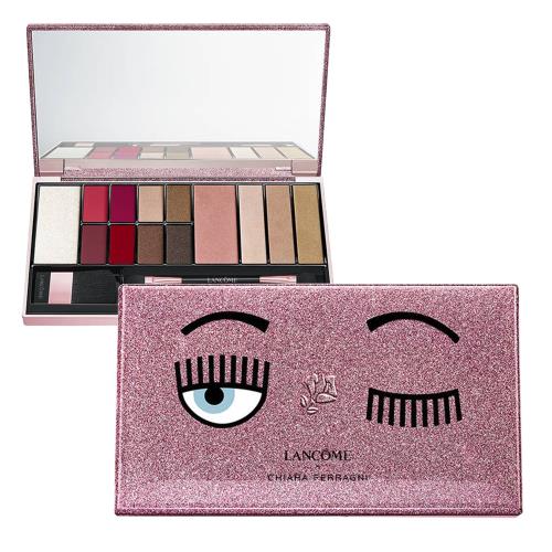 蘭蔻 LANCOME x CHIARA FERRAGNI 粉紅眨眼聯名系列 眼唇頰彩盤