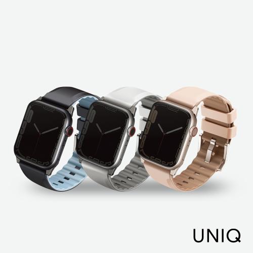 UNIQ Apple Watch 41/40/38 mm Linus 防水矽膠雙色錶帶