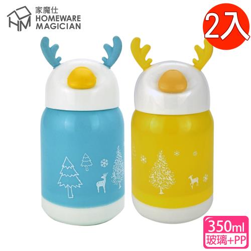 家魔仕 咪鹿玻璃瓶(350ml)HM-3621 (2入組)