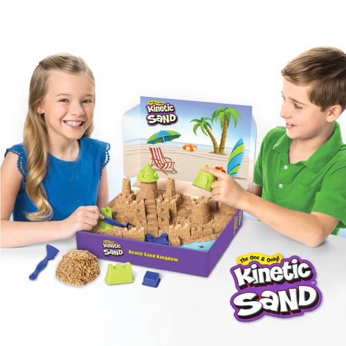 瑞典Kinetic Sand　動力沙海灘沙堡遊玩組