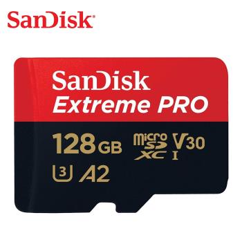 SanDisk 128GB 記憶卡 200MB/s Extreme PRO microSDXC UHS-I V30 A2