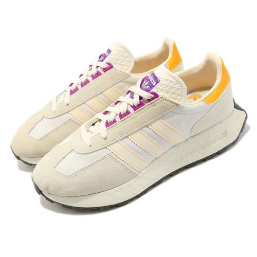 adidas 休閒鞋 Retropy E5 男鞋 米色 復古 異材質 麂皮 Boost 愛迪達 GW6058