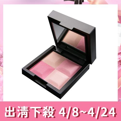 【UNICAT 變臉貓】MEILIN 顯色持久晶燦3D四色腮紅｜自然紅暈 10G 出清良品