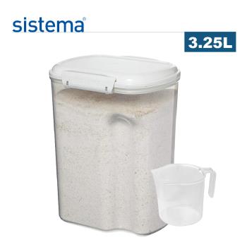 【紐西蘭SISTEMA】 可微波扣式烘焙保鮮盒/收納盒3.25L
