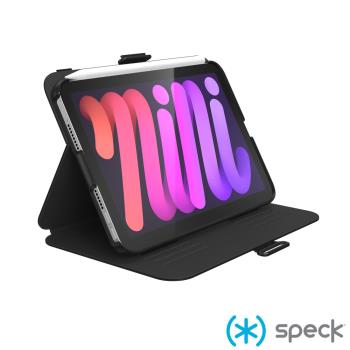 Speck iPad mini 6 (8.3吋) Balance Folio 多角度防摔側翻皮套-黑色