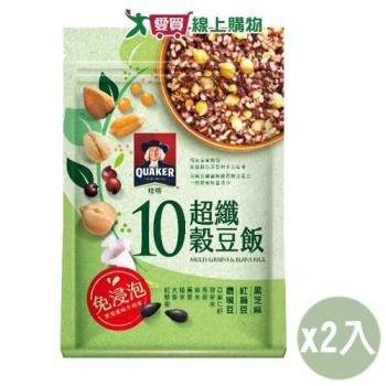 桂格 免浸泡10超纖穀豆飯(1KG)【兩入組】【愛買】