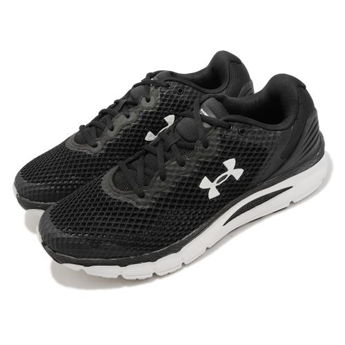 Under Armour 慢跑鞋 Charged Intake 5 男鞋 黑 白 經典 透氣 路跑 運動鞋 3023549001