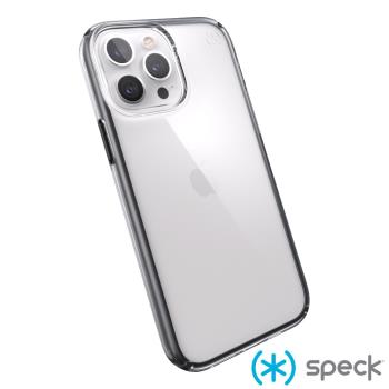 Speck iPhone 13 Pro Max (6.7吋) Presidio Perfect-Clear Geo 透明防摔殼-黑框